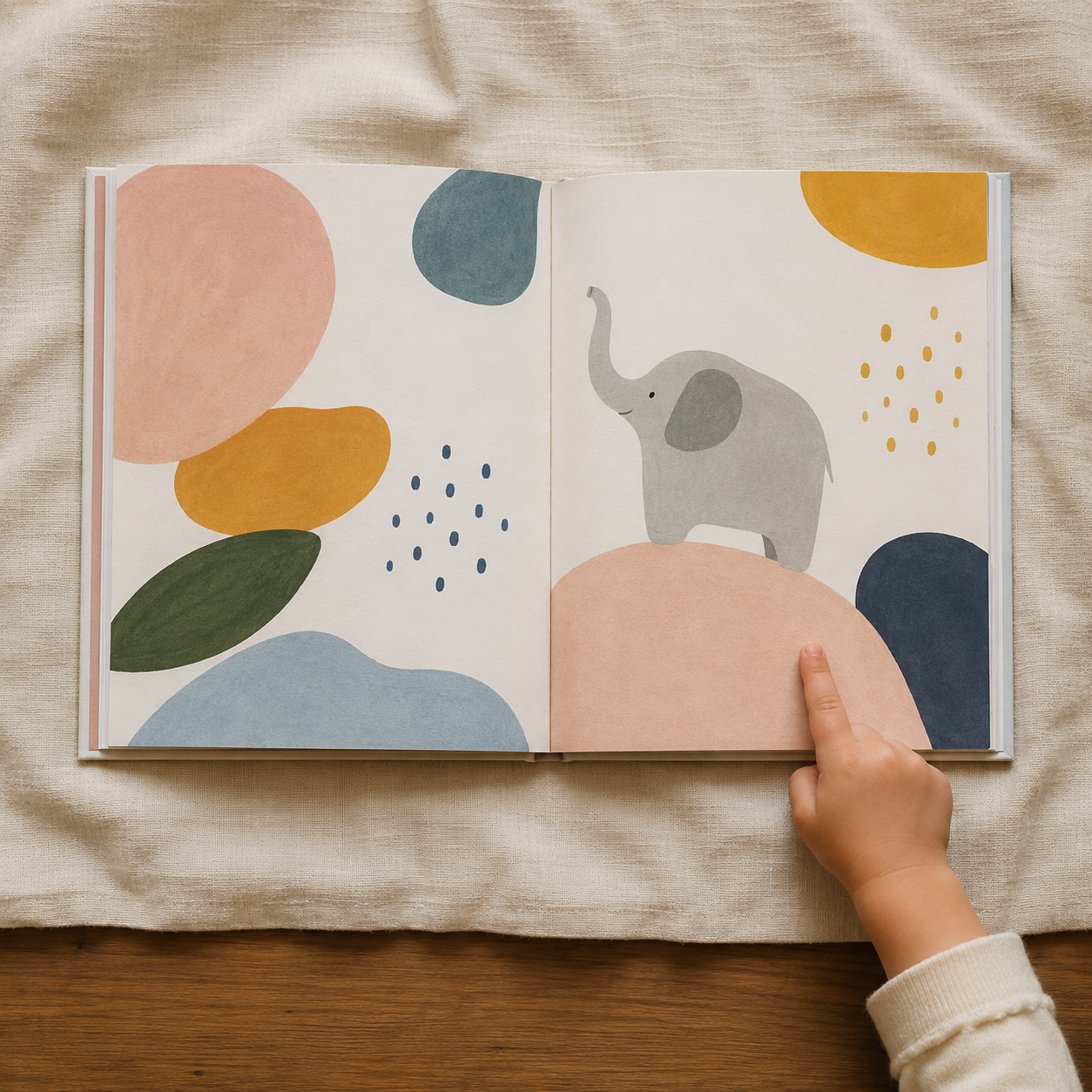A warm, focused speech therapy session